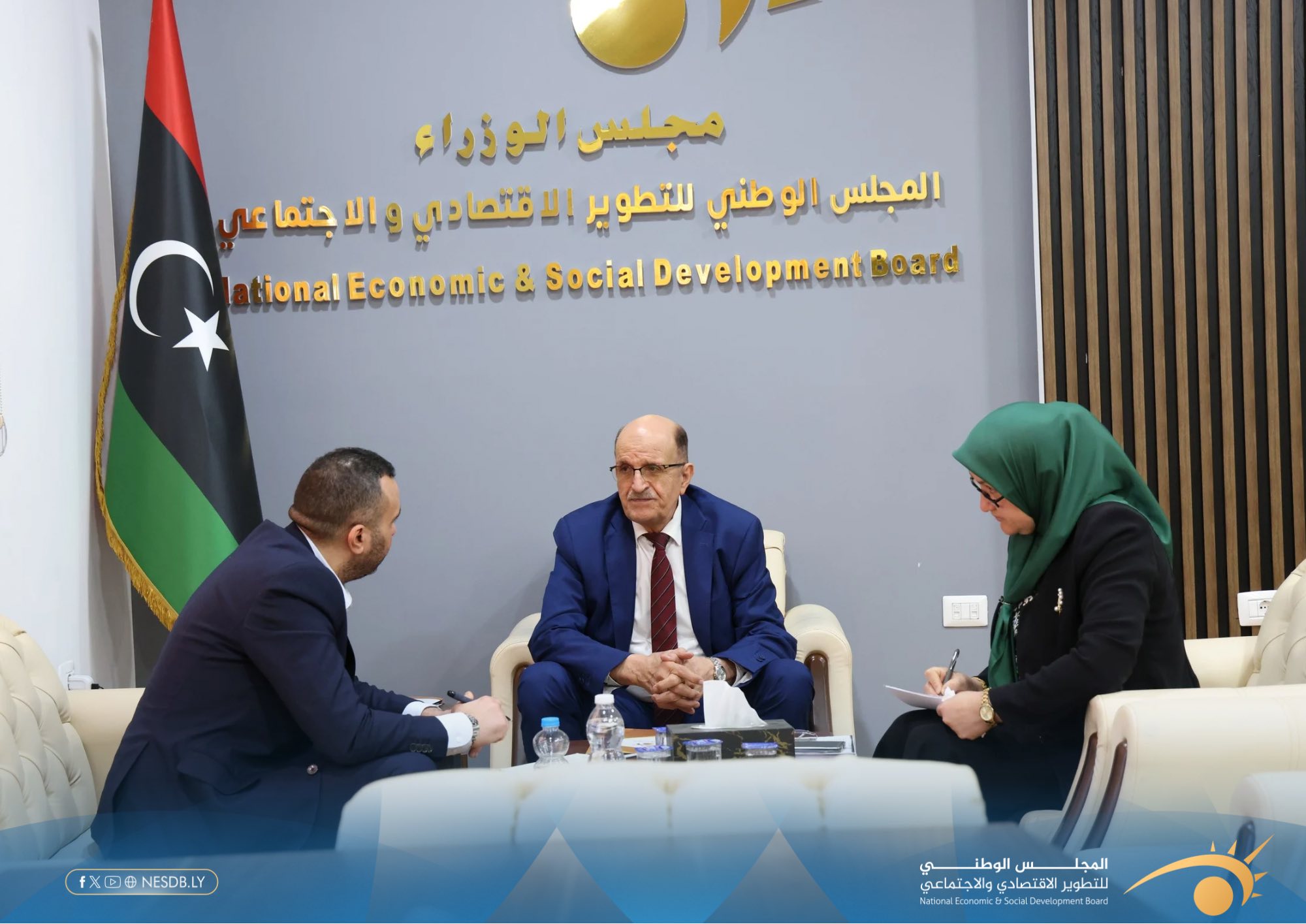 المجلس يبحث مع وكيل وزارة الصحة مخرجات مشاريع إصلاح القطاع الصحي في ليبيا