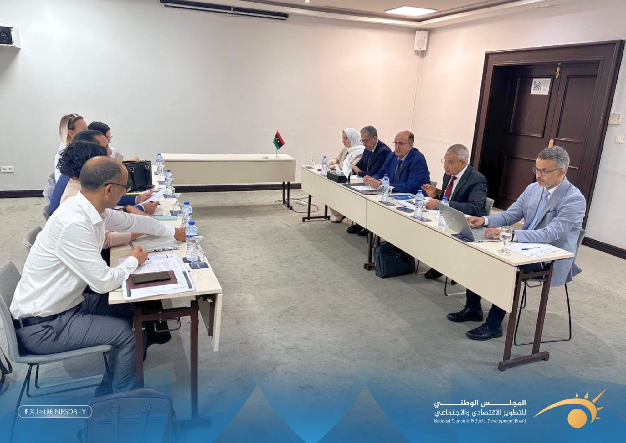اجتماع بين المجلس والبنك الأفريقي للتنمية لبحث سبل تعزيز التعاون المشترك في دعم إستراتيجيات ومشاريع المجلس.