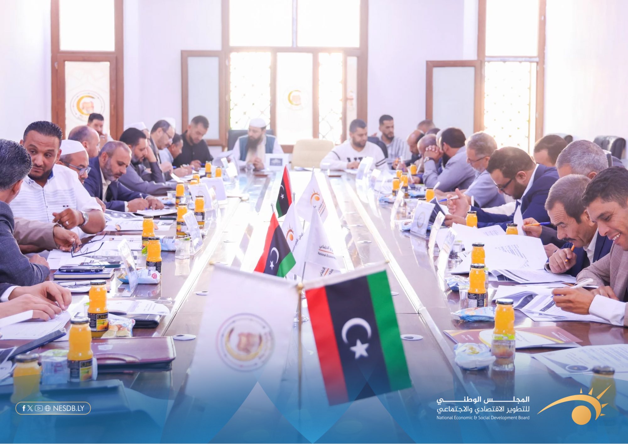 بلدية ترهونة تحتضن الاجتماع الحكومي لمناقشة إطلاق المسح الميداني لمشروع تقييم أثر المساعدات الاجتماعية على مستوى ليبيا