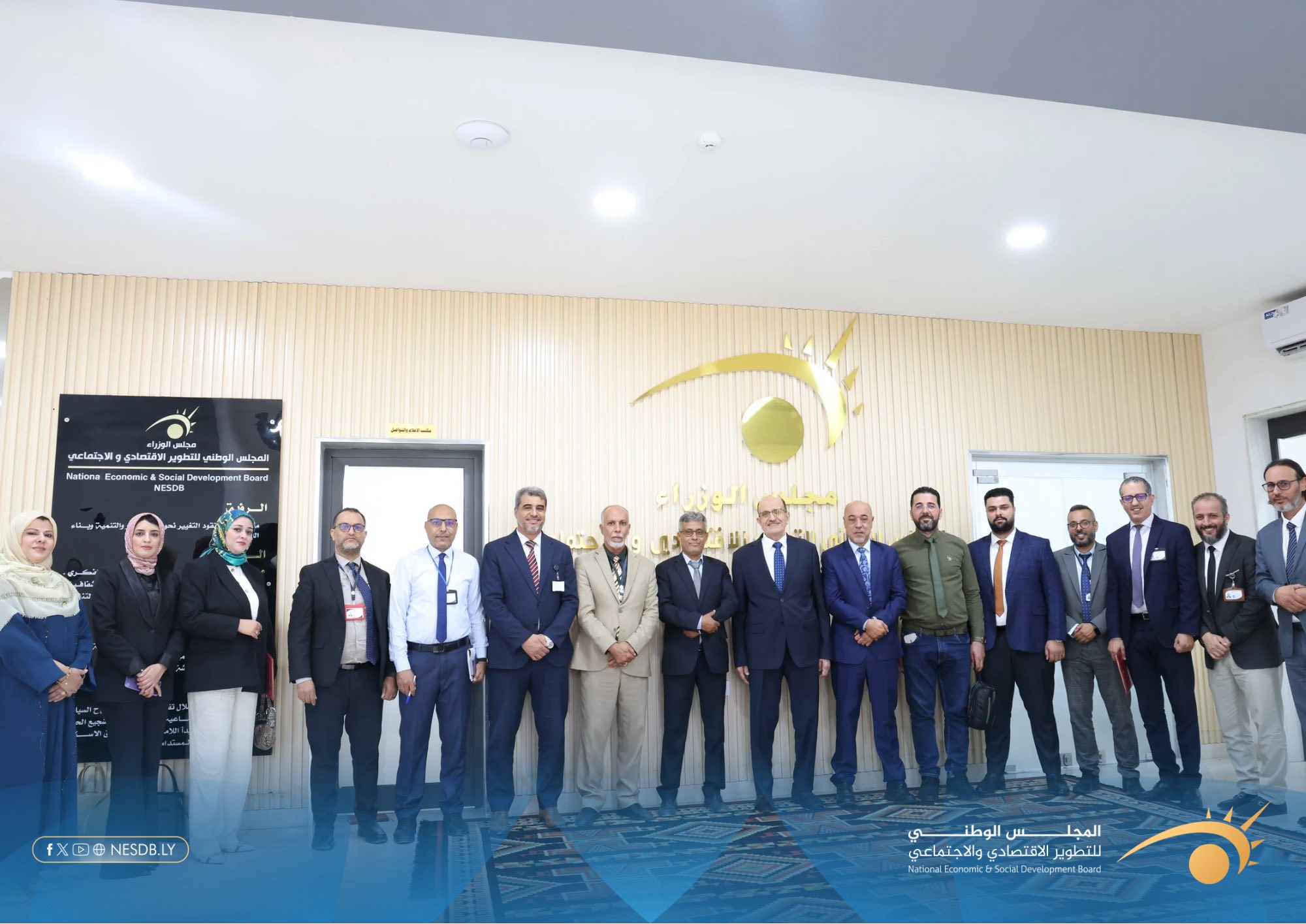 المجلس يوقّع اتفاقية تعاون مع هئية سوق المال الليبي.