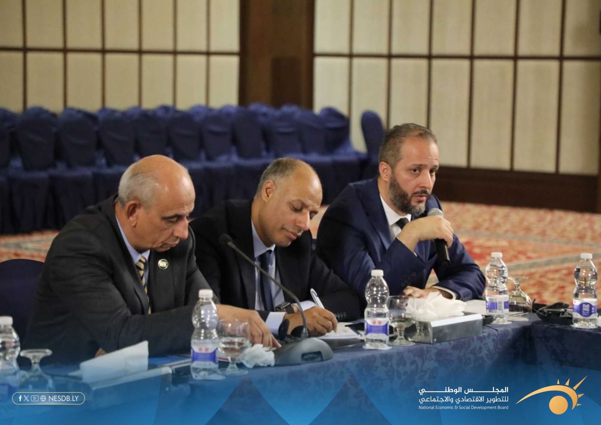 استراتيجية الأمن المائي على طاولة اجتماعات مجموعة العمل بقطاع المياه في ليبيا.