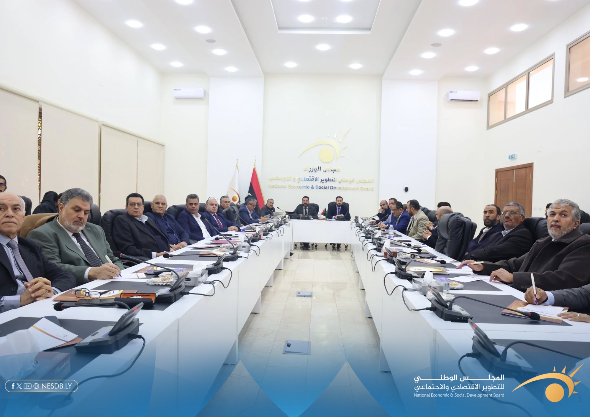 جلسة حوارية بمقر المجلس وهيئة سوق المال الليبي تبحث آفاق “الصكوك غير الحكومية والحكومية”