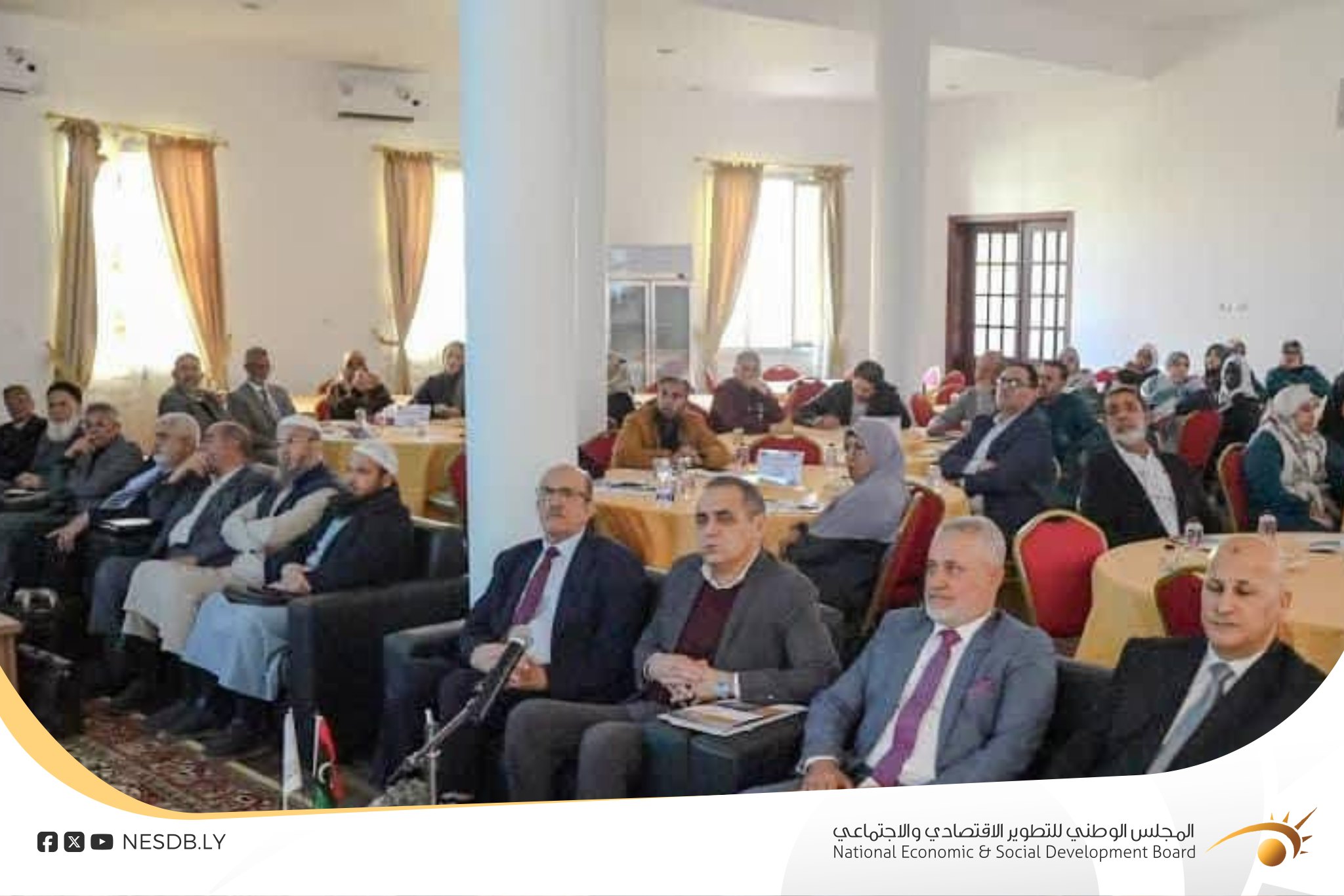 المجلس ينظيم ورشة العمل التدريبية الثالثة لتنفيذ المسح الميداني لمشروع تقييم أثر المساعدات الأجتماعية الحكومية.